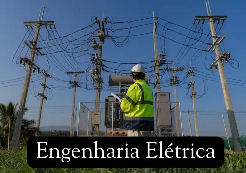 homem com epi inspecionando uma subestação elétrica