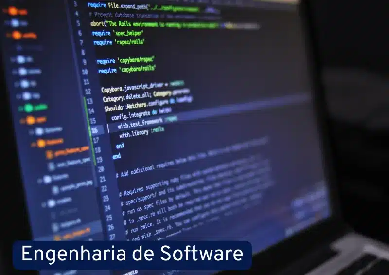 tela de computação com códigos de programação