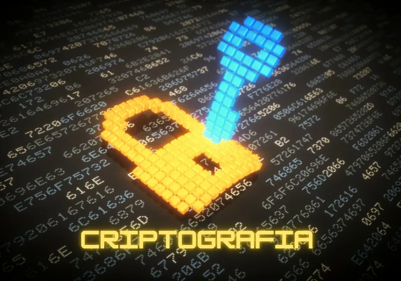 cadeado e chave simbolizando a criptografia