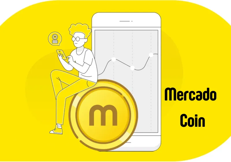 símbolo do mercado coin que consiste em uma moeda com a letra m