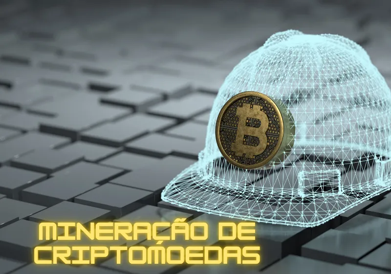 capacete de segurança com símbolo do bitcoin