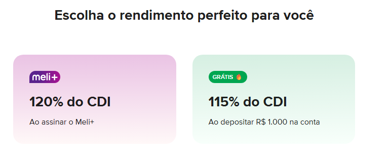 Cofrinho Mercado Pago: Rentabilidade de até 120% do CDI com praticidade 1 image 1