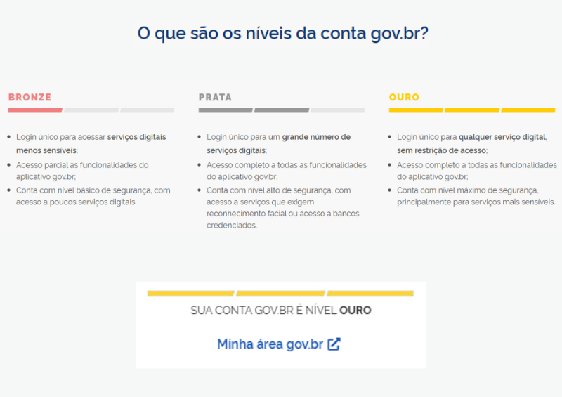 Você sabe como criar uma conta no Gov.br? 8 níveis conta no gov.br