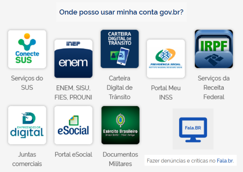 Você sabe como criar uma conta no Gov.br? 4 onde usar a conta no gov.br