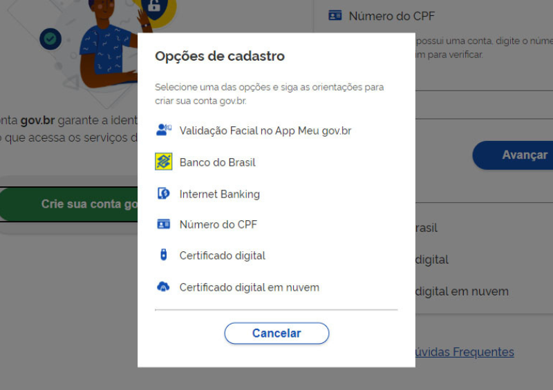 Você sabe como criar uma conta no Gov.br? 6 Opcoes de Cadastro