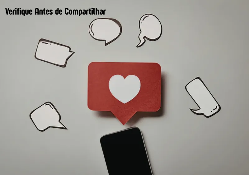 ícones de conversa e um símbolo de coração em do celular
